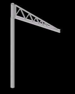 Crane Arm 3D DWG Model for AutoCAD