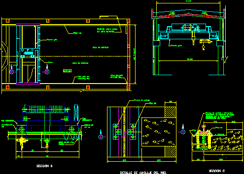 Crane Bridge Complete DWG Detail for AutoCAD • Designs CAD