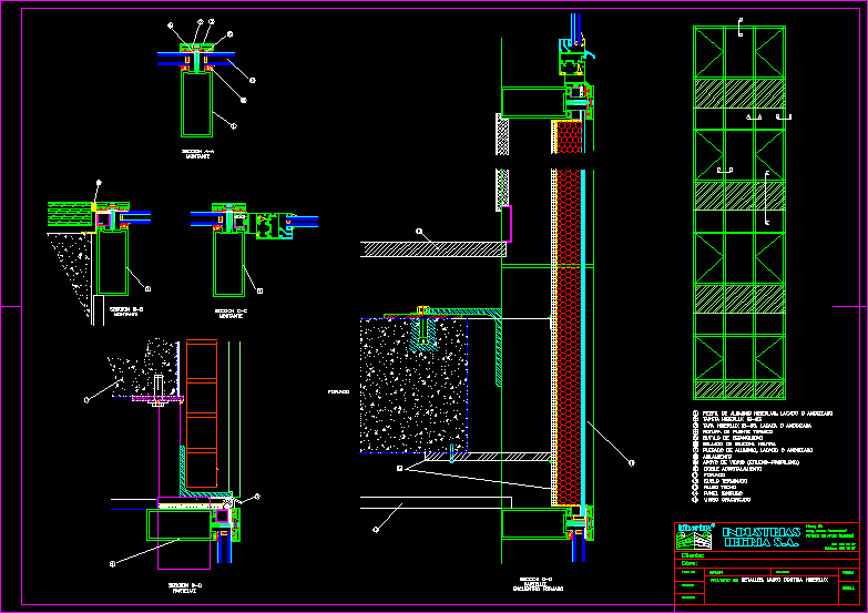 Curtain Wall Detail Dwg Detail For Autocad Designs Cad