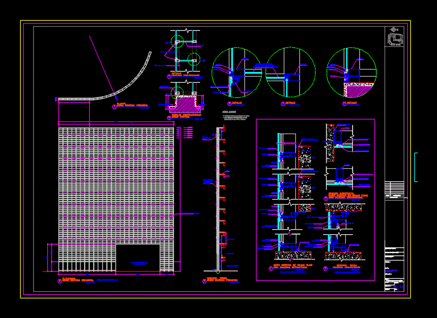 Curtain Wall DWG  Detail  for AutoCAD Designs CAD