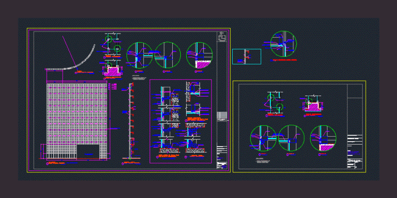 Curtain Wall DWG Full Project for AutoCAD