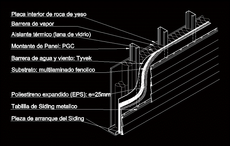 Cut Wall DWG Detail for AutoCAD