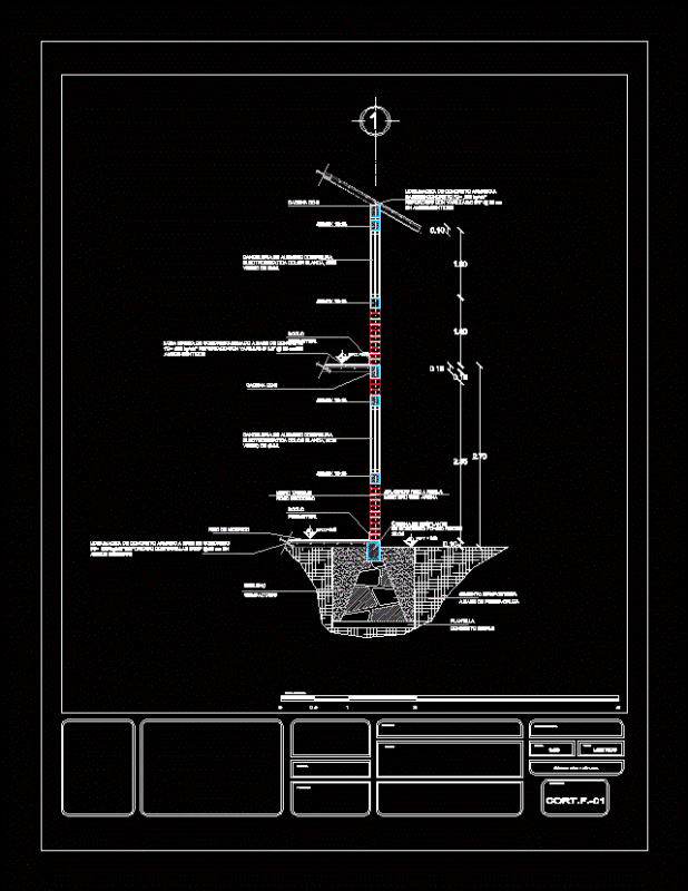 Cutting Facade DWG Block for AutoCAD