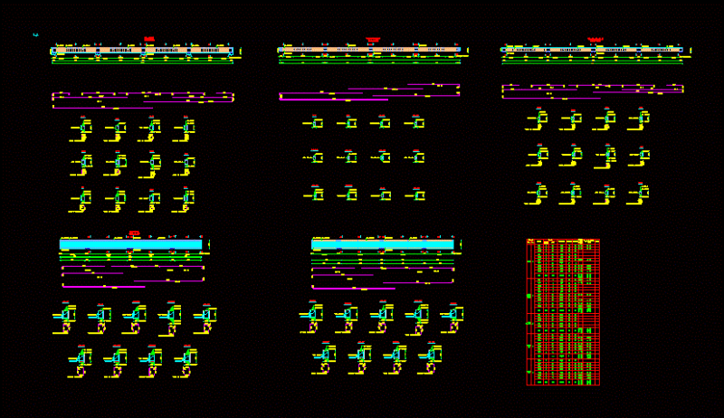 Deep Beams – Details DWG Detail for AutoCAD