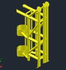 Defense Duct DWG Block for AutoCAD
