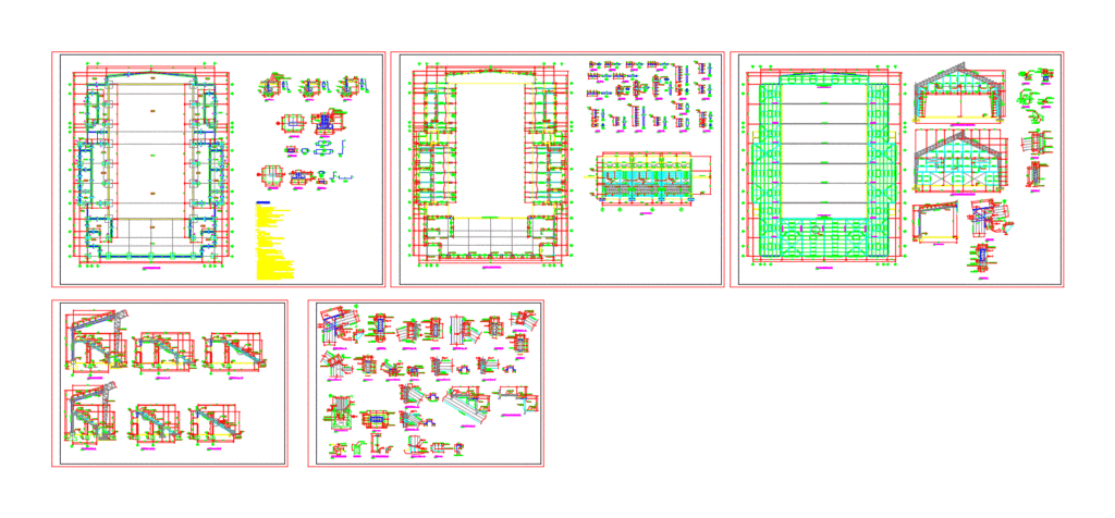 Degrees – Fitness DWG Plan for AutoCAD