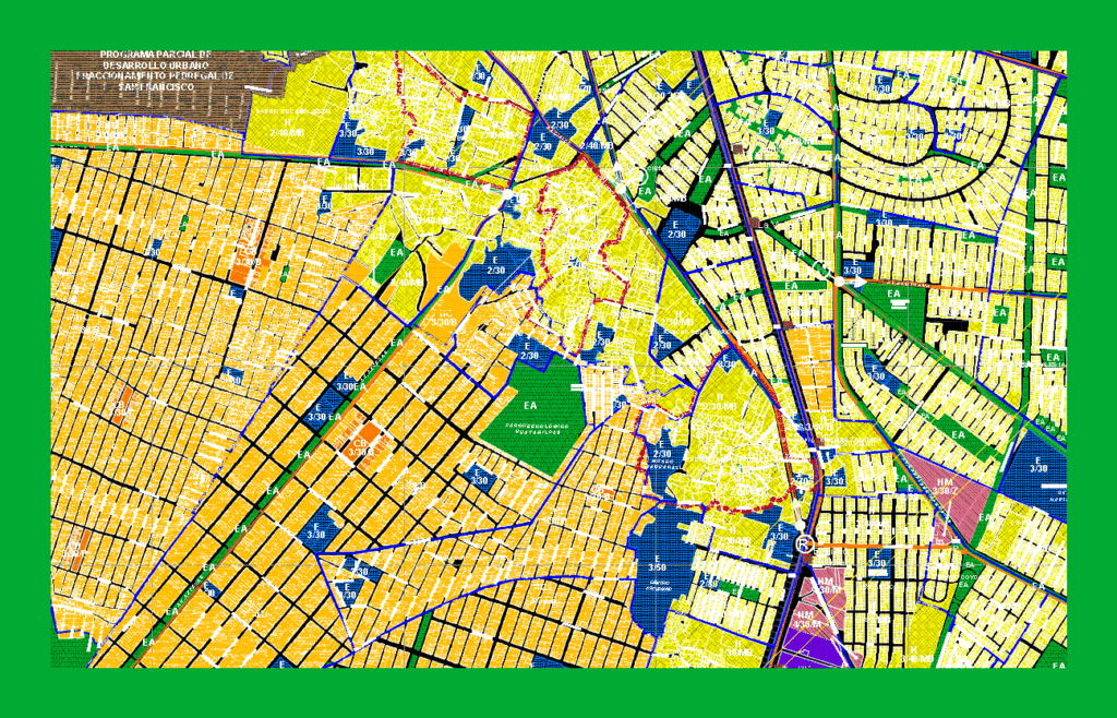 Delegacional Program Coyoacan – Mexico DWG Block for AutoCAD