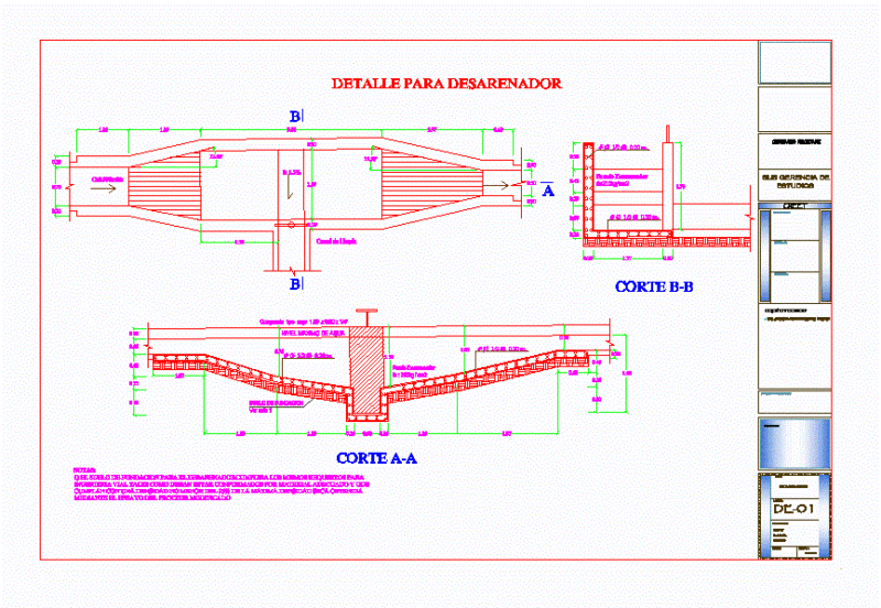 Desander DWG Block for AutoCAD