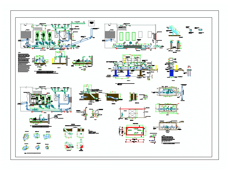 Design A Pump Room DWG Block for AutoCAD