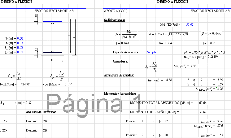 Design Flexural Beams DOC Word Document