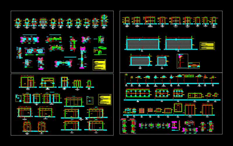 Detail Carpentry – Wood DWG Detail for AutoCAD