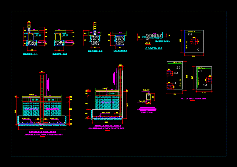 Detail Cimentacion DWG Detail for AutoCAD