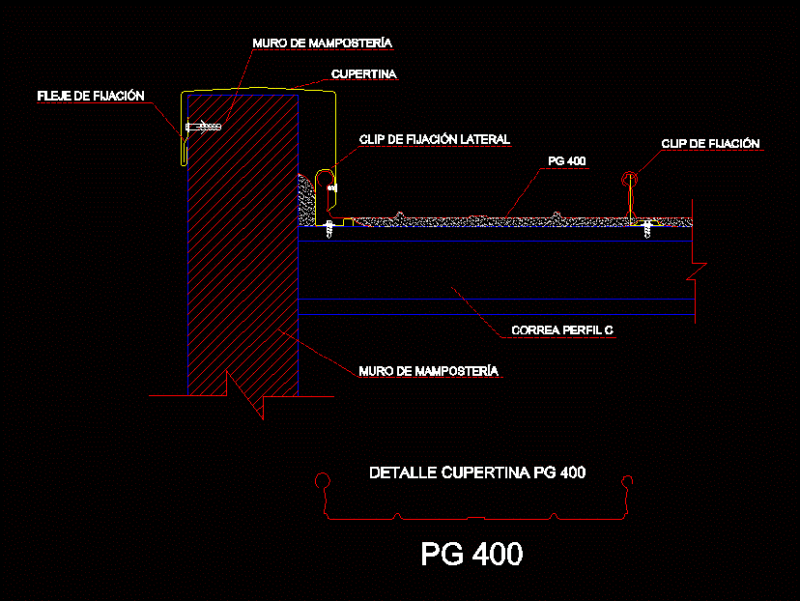 Detail Cupertina DWG Detail for AutoCAD