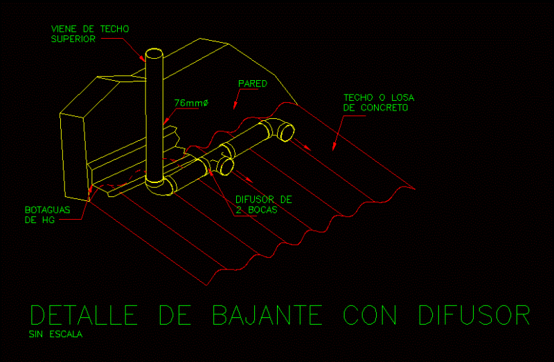 Detail Diffuser Storm DWG Detail for AutoCAD
