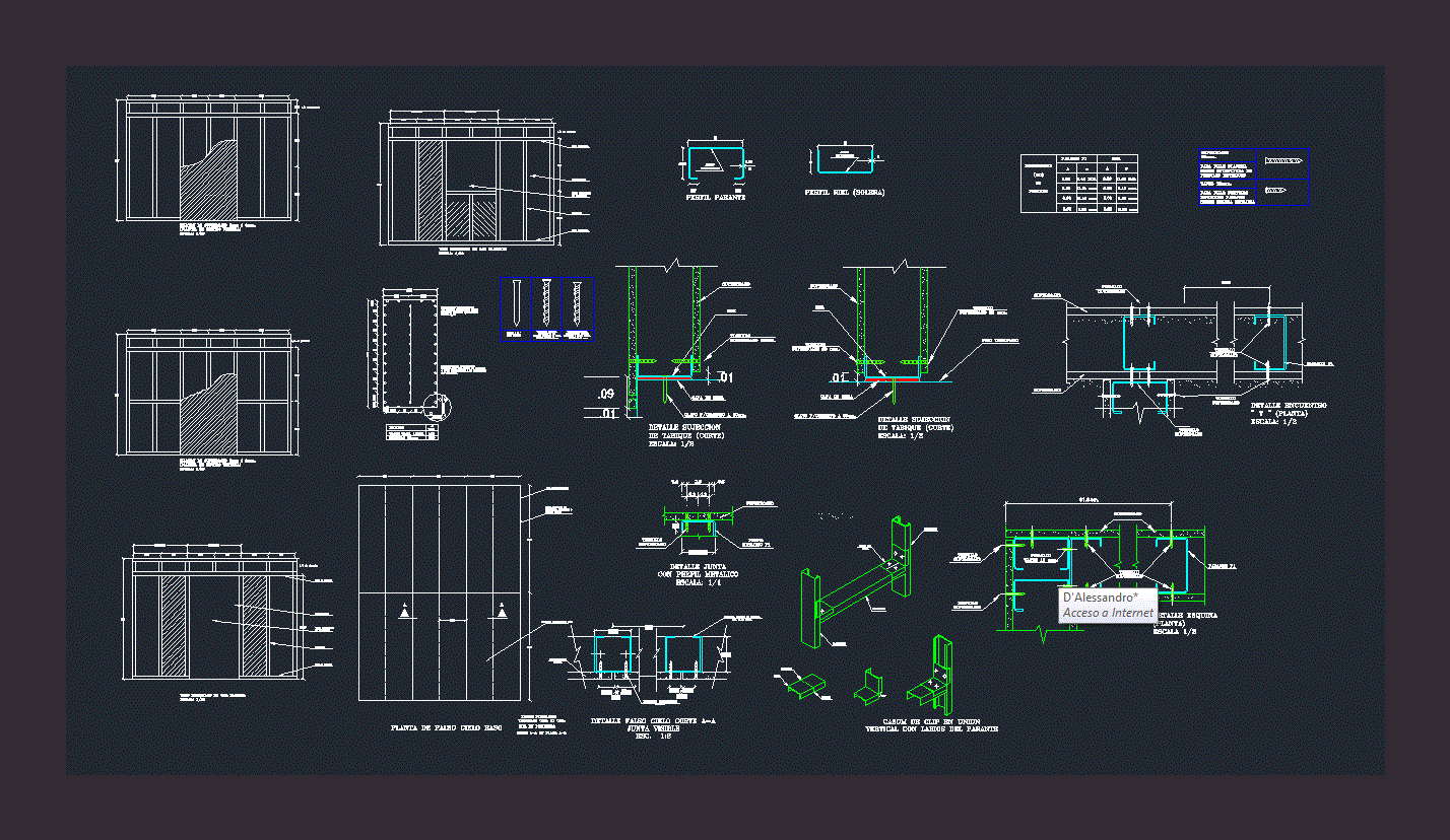  Detail  Drywall  DWG  Detail  for AutoCAD  Designs CAD