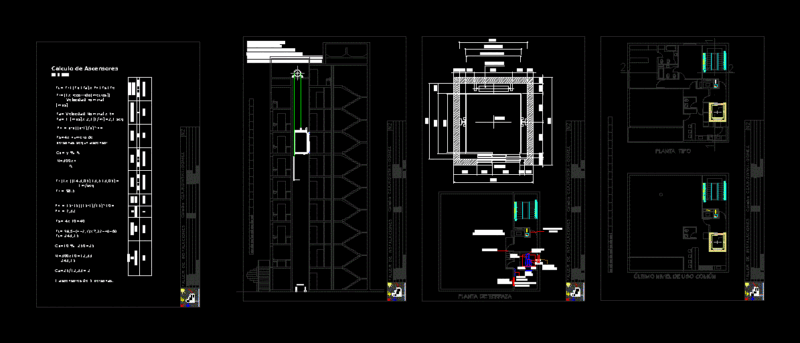 Detail Elevator DWG Full Project for AutoCAD