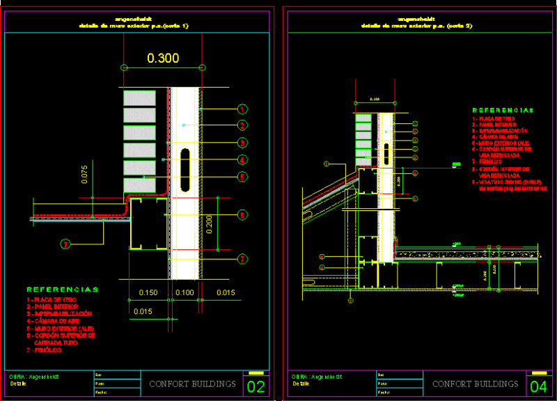 Detail Facade DWG Detail for AutoCAD