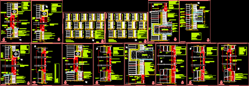 Detail Facades DWG Detail for AutoCAD
