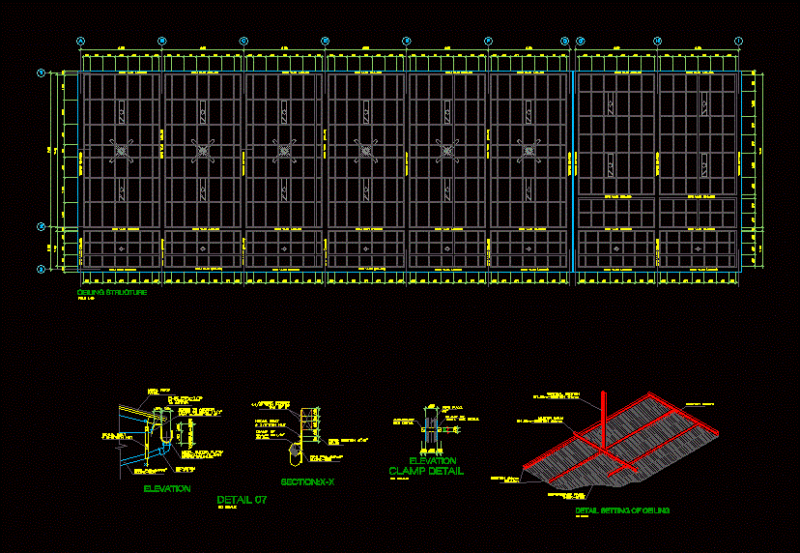 Detail False Ceiling DWG Detail for AutoCAD