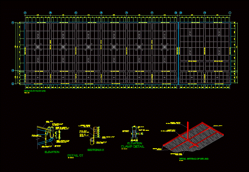  Detail  False Ceiling  DWG  Detail  for AutoCAD  Designs CAD