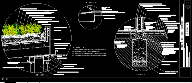 Detail Garden Cover DWG Detail for AutoCAD