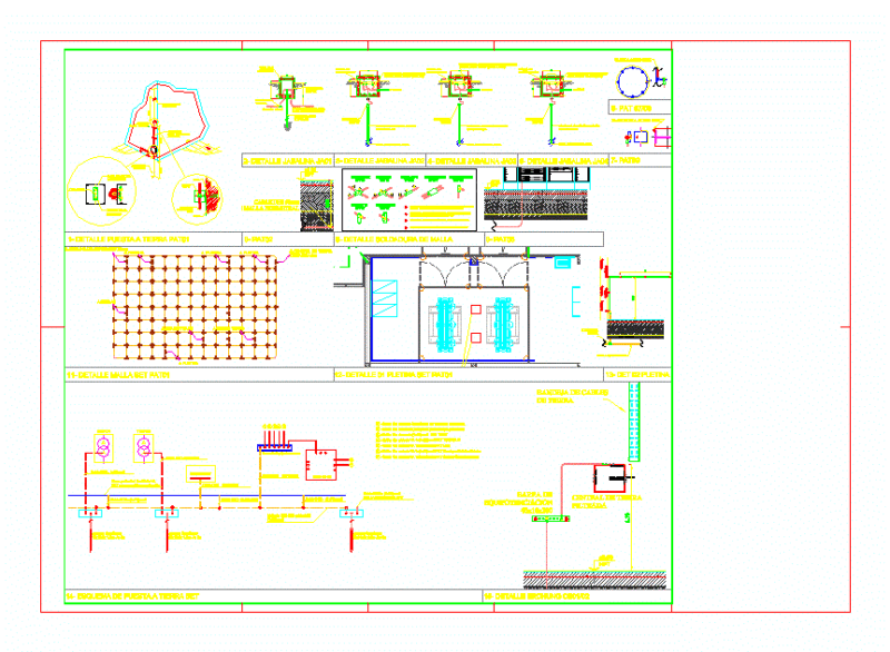 Detail Ground DWG Detail for AutoCAD