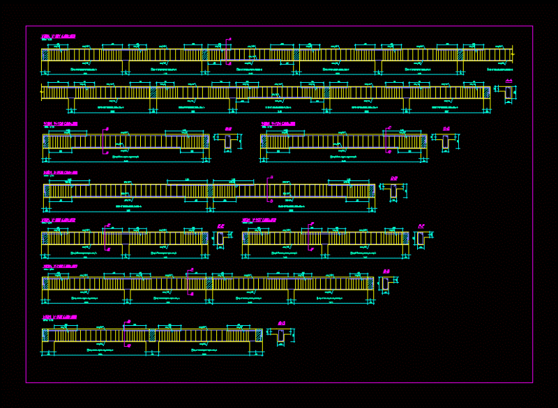 Detail Of Beams DWG Detail for AutoCAD