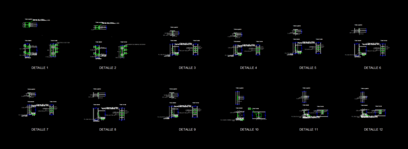 Detail Of Metal Connections DWG Detail for AutoCAD