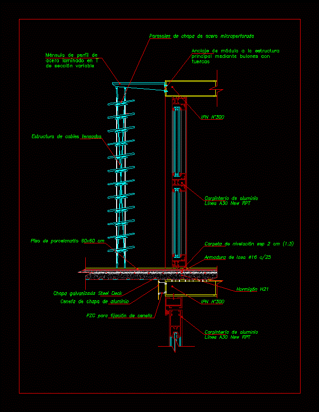 Detail Parasol DWG Detail for AutoCAD • Designs CAD