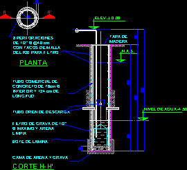 Detail Pumping Well DWG Detail for AutoCAD • Designs CAD