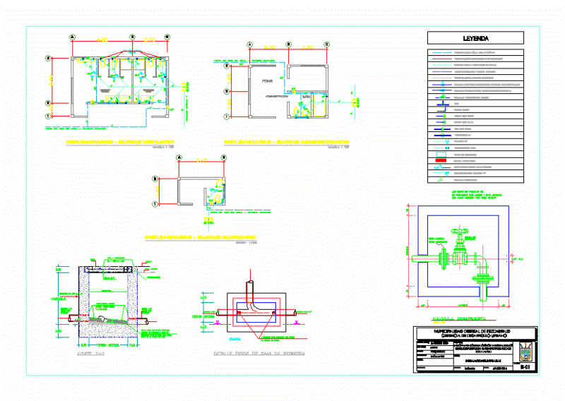 Detail Record Box – Gate Valve DWG Detail for AutoCAD