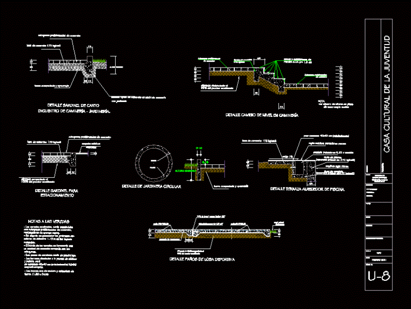 Detail Roads DWG Detail for AutoCAD