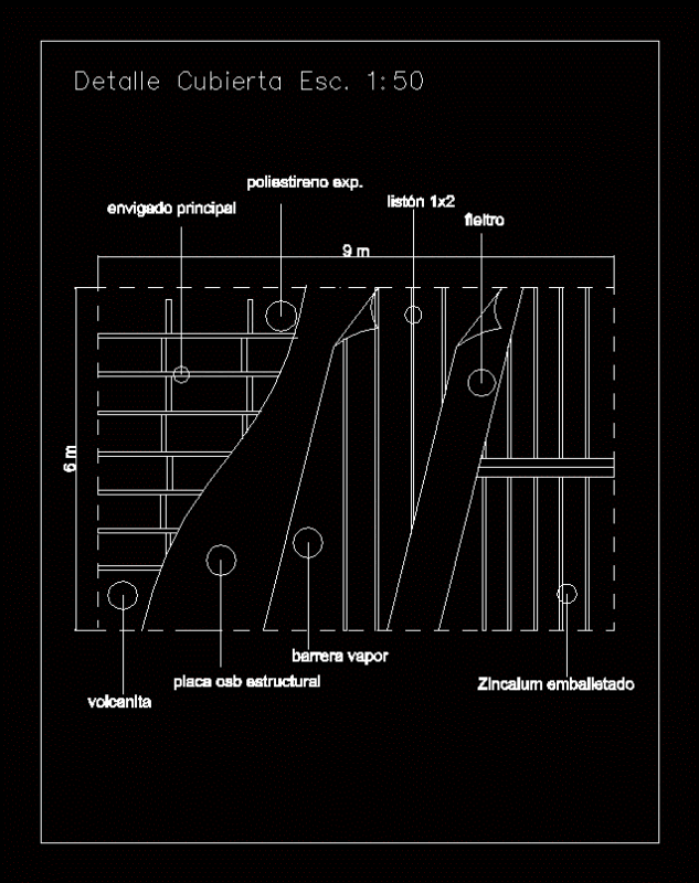Detail Roofing DWG Detail for AutoCAD