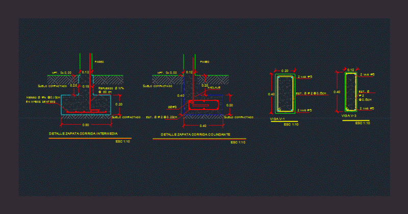 Detail Shoe DWG Detail for AutoCAD