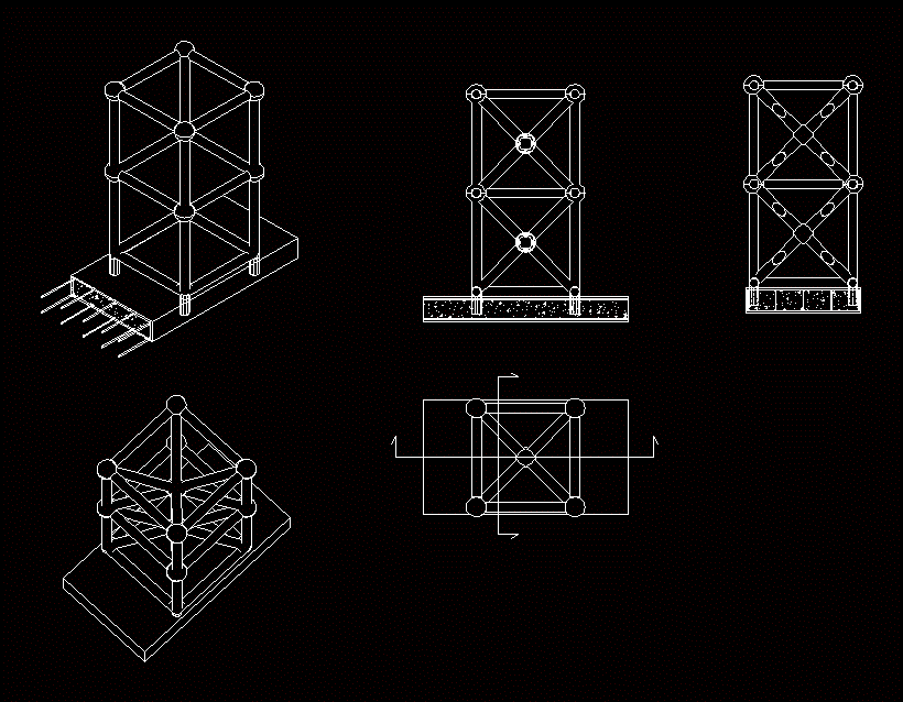 Detail Spaceframe DWG Detail for AutoCAD • Designs CAD