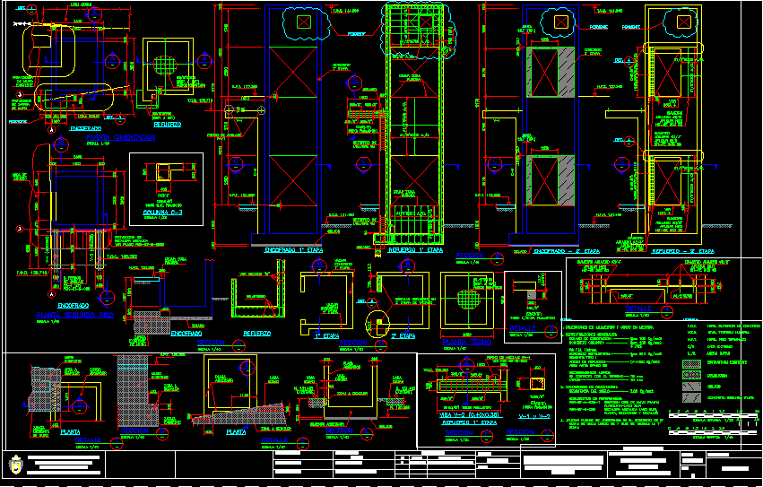 Detail Steel Elevator Two Levels DWG Detail for AutoCAD • Designs CAD