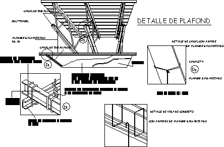  Detail  Suspended Ceiling In Isometric DWG  Detail  for 