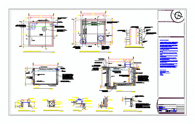 Detail Tank DWG Detail for AutoCAD