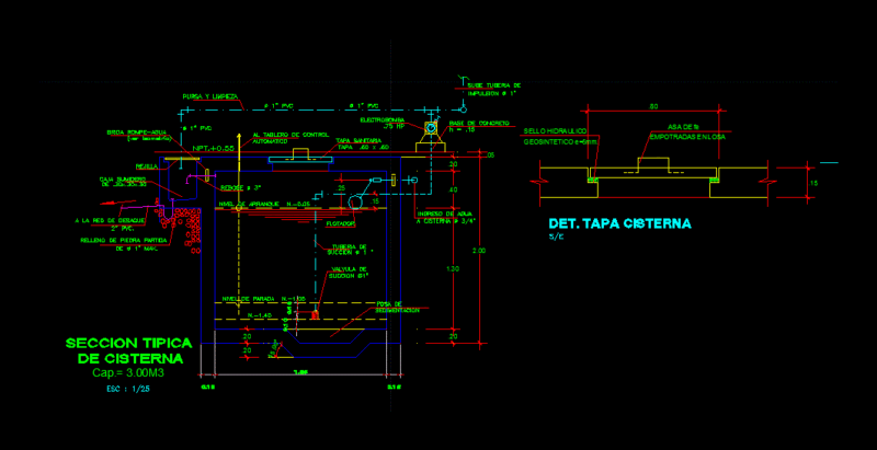 Detail Tanker And Tank High DWG Detail for AutoCAD