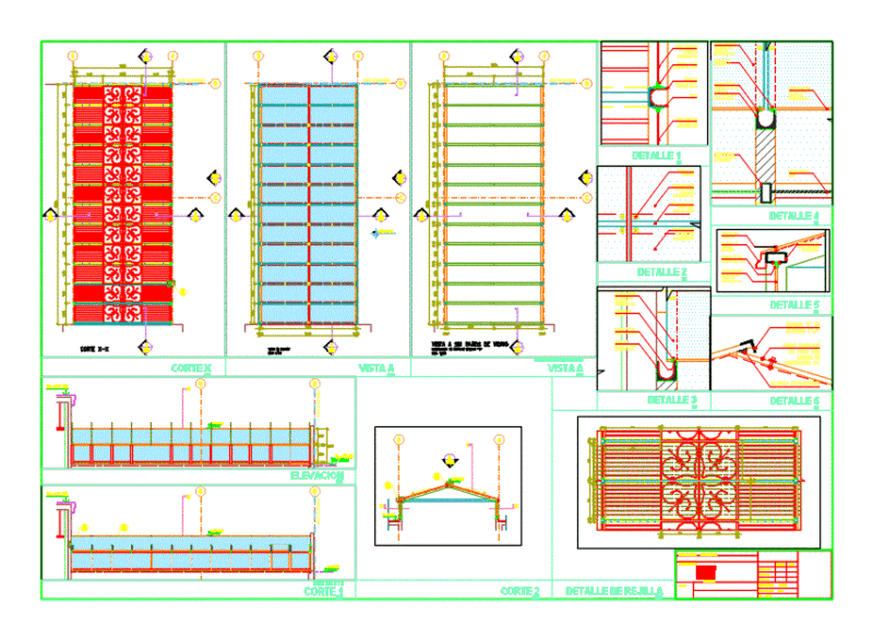 Detail Teatina DWG Detail for AutoCAD