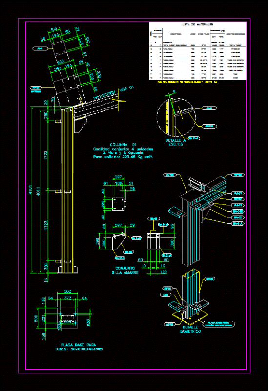 Detail Tubest Junction With Coastal DWG Detail for AutoCAD
