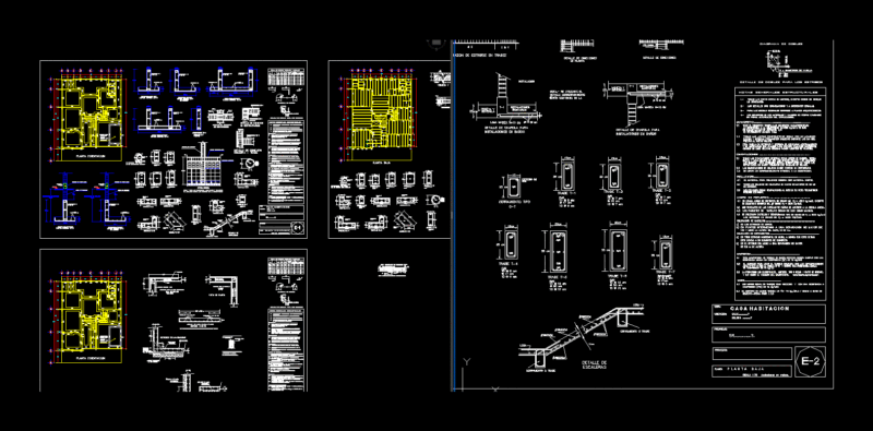Details Autocad Slab DWG Detail for AutoCAD