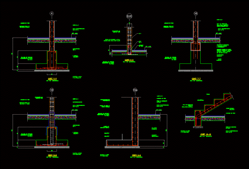 Details Cimentacion DWG Detail for AutoCAD