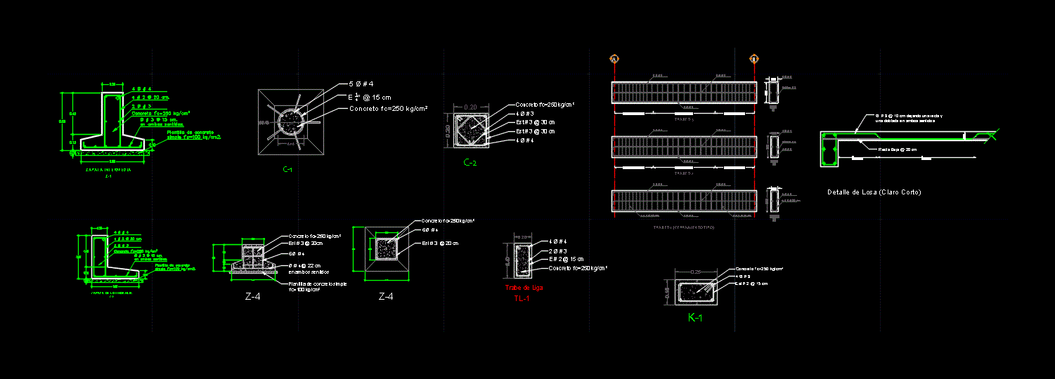 Details Cimentacion DWG Detail For AutoCAD Designs CAD