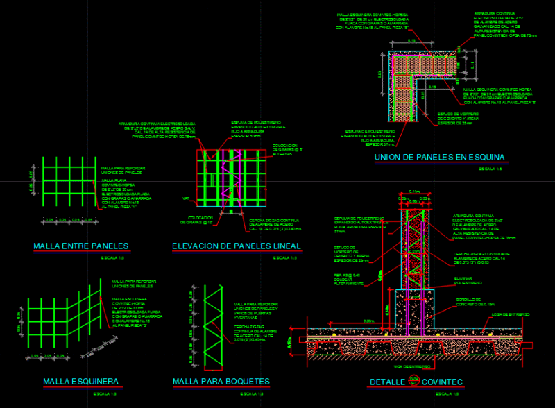Details Covintec DWG Detail for AutoCAD