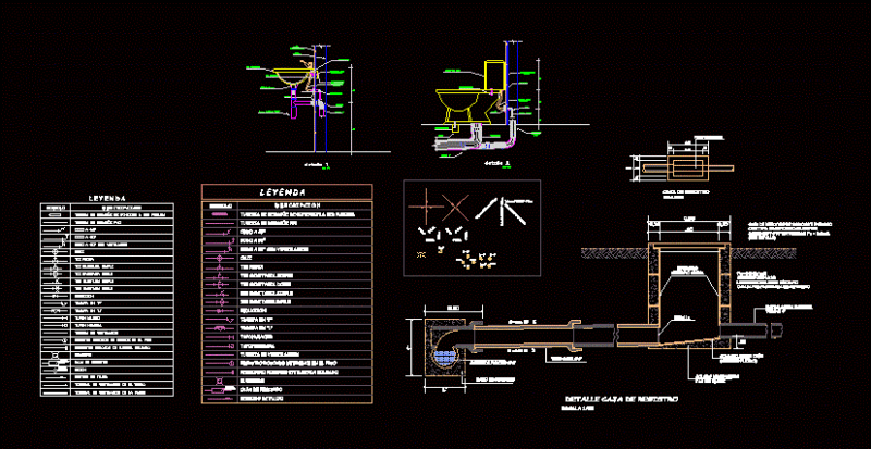 Details Drainage Facilities Operation DWG Detail for AutoCAD