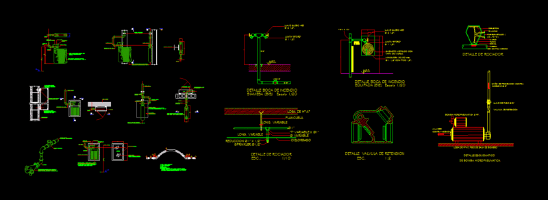 Details Fire DWG Detail for AutoCAD