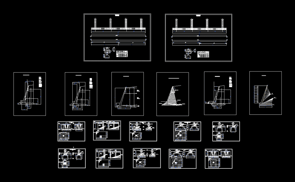 Details Foundations – Retaining Wall DWG Detail for AutoCAD
