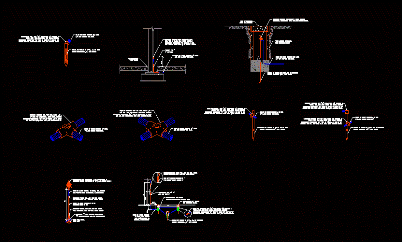 Details Grounding DWG Detail for AutoCAD