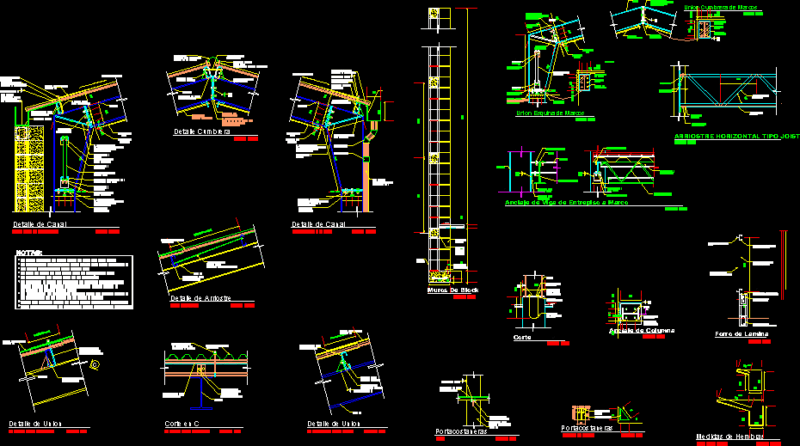 Details Industrial Nave DWG Detail for AutoCAD